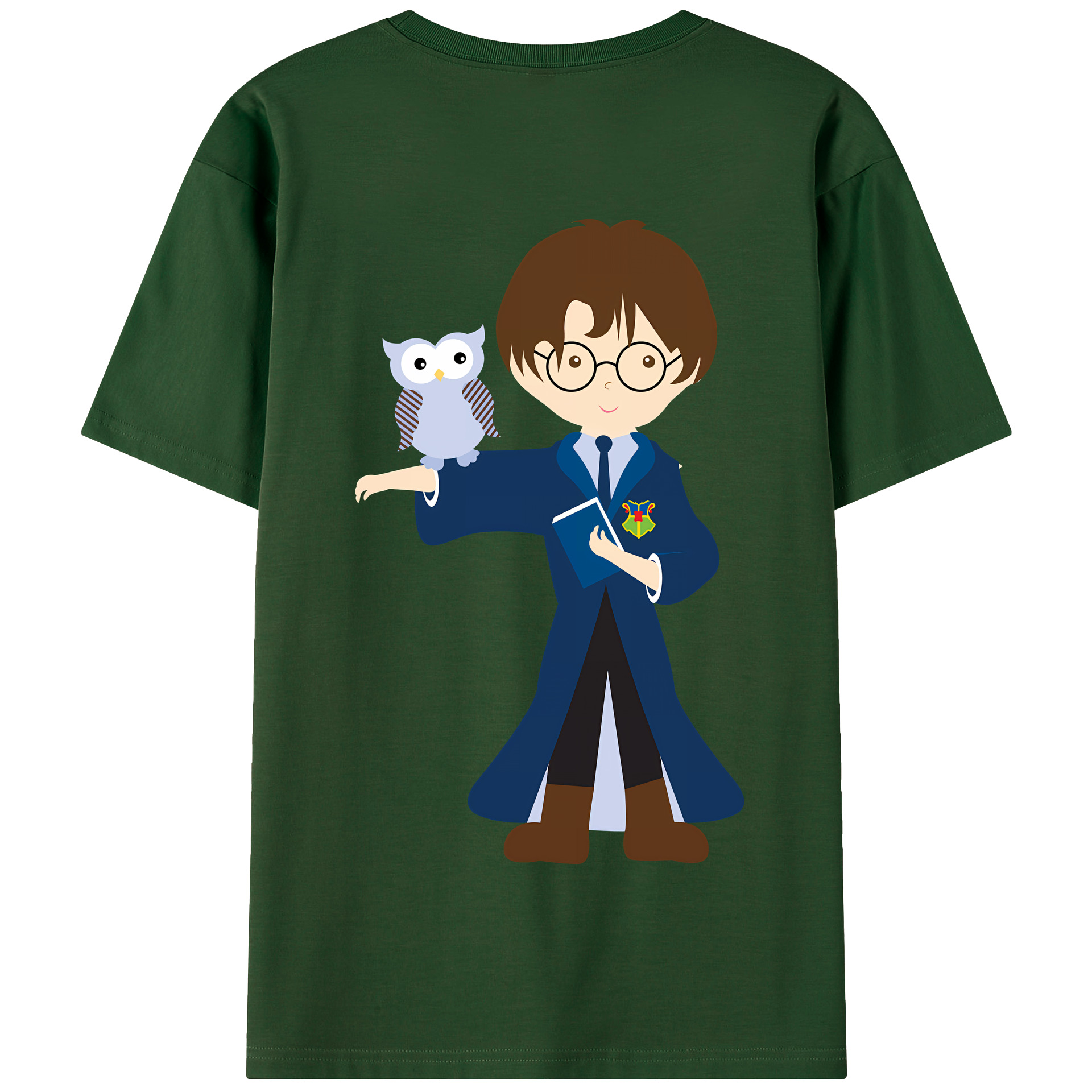 （画像用） Harry Potter ハリー・ポッターシリーズ 綿100％半袖Tシャツ（背面プリント）